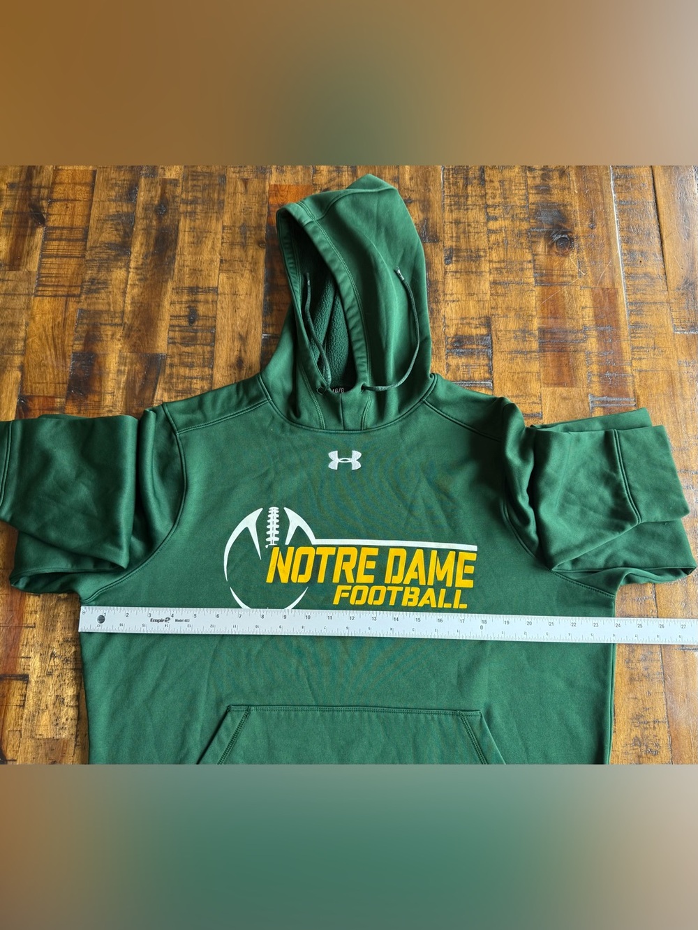 Under Armour Notre Dame Fighting Irish Football Sweatshirt Green Men’s Size L – - Picture 8 of 15
